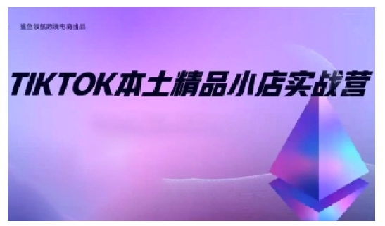 TikTok本土精品小店出海实战营，从入门到高阶，不止0-1!搞副业-副业刚需-兼职-网赚搞副业网