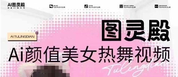 全网首发，原价988图灵殿AI颜值美女热舞视频，云端生图，轻松过原创搞副业-副业刚需-兼职-网赚搞副业网