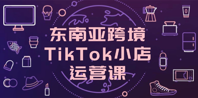 东南亚跨境TikTok小店运营课，掌握店铺设置与流量转化核心技巧搞副业-副业刚需-兼职-网赚搞副业网