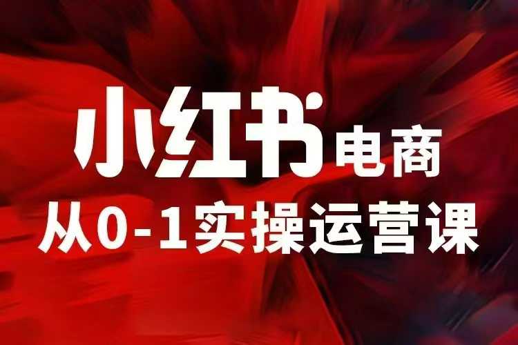 小红书电商运营，97节小红书vip内部课，带你实现小红书赚钱搞副业-副业刚需-兼职-网赚搞副业网