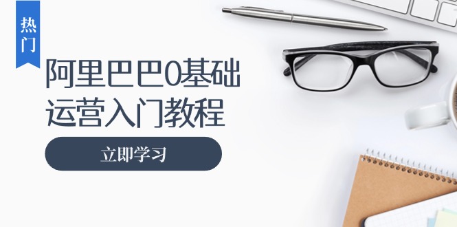 阿里巴巴运营零基础入门教程：涵盖开店、运营、推广，快速成为电商高手搞副业-副业刚需-兼职-网赚搞副业网