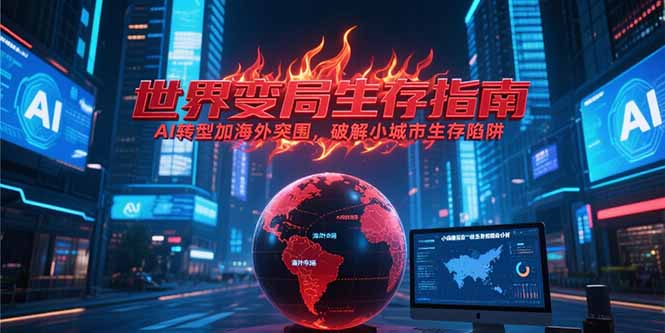 付费文章《世界变局生存指南，AI转型加海外突围，破解小城市生存陷阱》搞副业-副业刚需-兼职-网赚搞副业网