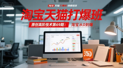 淘宝天猫打爆班原创高阶技术第69期：淘宝从0到爆搞副业-副业刚需-兼职-网赚搞副业网