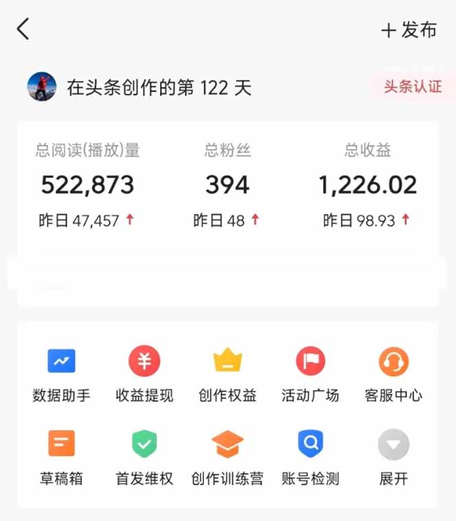 图片[2]搞副业-副业刚需-兼职-网赚头条号托管躺赚项目，长期稳定，可做五年，每天十分钟，收益几百块搞副业-副业刚需-兼职-网赚搞副业网