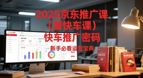 2025京东推广课(原快车课)解锁京东快车推广密码，新手必看运营宝典搞副业-副业刚需-兼职-网赚搞副业网