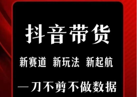 抖音短视频一刀不剪带货，不剪辑，不直播，每天发个视频，等着出单获取带货佣金搞副业-副业刚需-兼职-网赚搞副业网