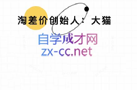 大猫淘差价课程(部分更新5月)搞副业-副业刚需-兼职-网赚搞副业网