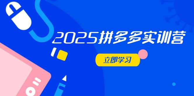 2025拼多多实训营：深度剖析运营关键，助力电商人快速提升搞副业-副业刚需-兼职-网赚搞副业网