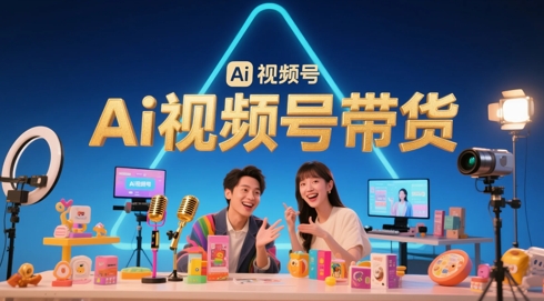 风口已至！AI视频号带货轻松月入过1W，99%的普通人却卡在内容制作门槛搞副业-副业刚需-兼职-网赚搞副业网