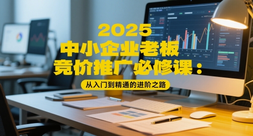2025中小企业老板竞价推广必修课：从入门到精通的进阶之路搞副业-副业刚需-兼职-网赚搞副业网