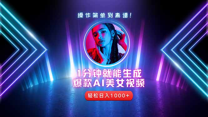 2025年最强副业：用AI做短视频，从零开始打造爆款账号！搞副业-副业刚需-兼职-网赚搞副业网