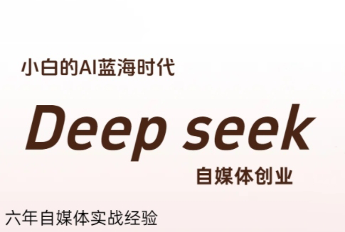 冰冰老师·普通人如何利用Deepseek创业搞副业-副业刚需-兼职-网赚搞副业网