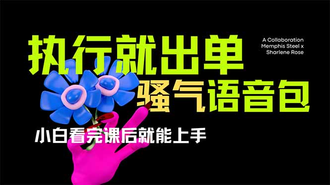 爆火全网的开车导航骚气语音包,只要执行就出单，小白看完课程就能实操…搞副业-副业刚需-兼职-网赚搞副业网