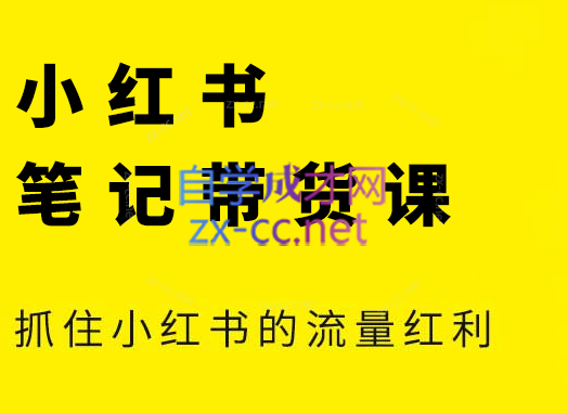 张宾·小红书笔记带货课(更新5月)搞副业-副业刚需-兼职-网赚搞副业网